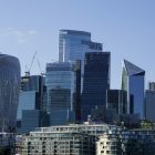 A view of the city of london from across the thames