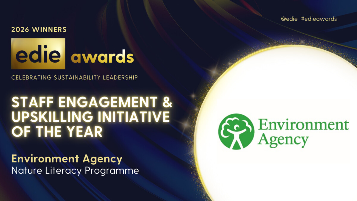 Environment Agency’s Nature Literacy Programme wins edie Award for Staff Engagement and Upskilling Initiative of the Year